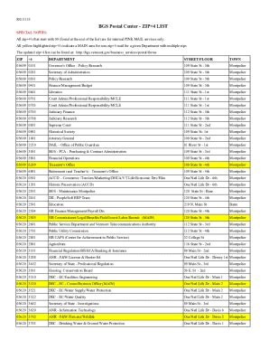 zip+4 list free.